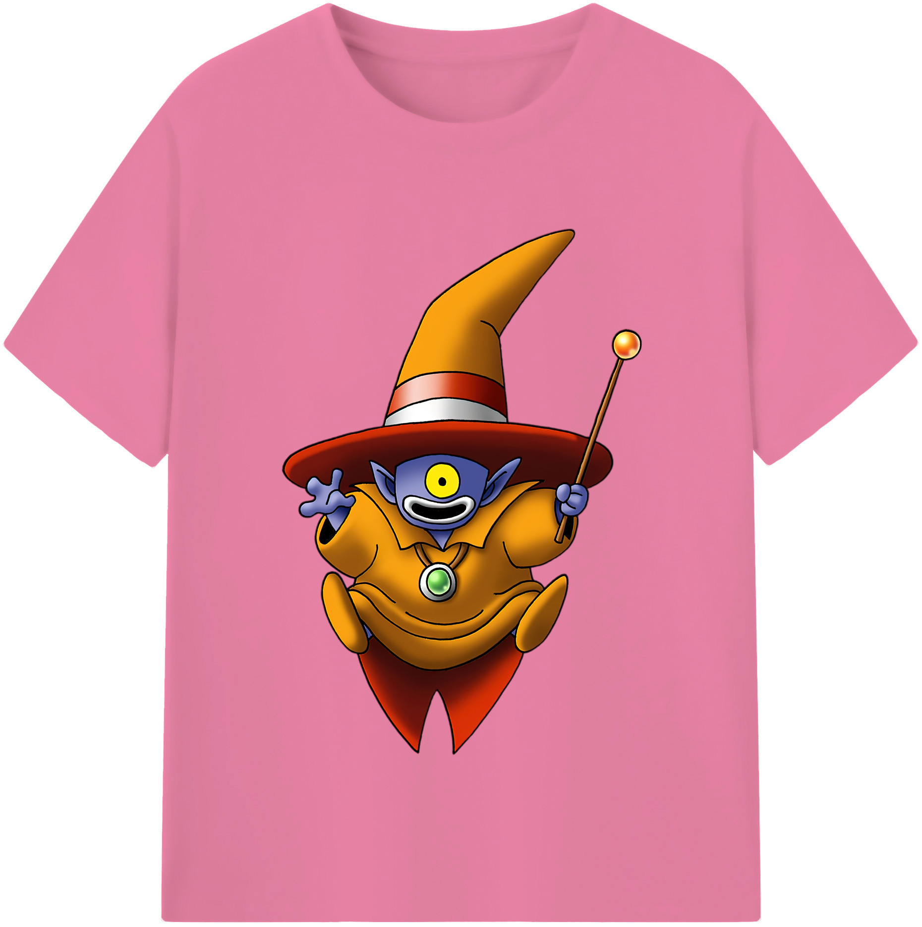 （画像用） ドラゴンクエスト Doragon Kuesuto Dragon Quest 綿100％半袖Tシャツ（フロントプリント）